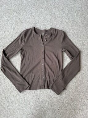 GAP Brown Long Sleeve Button shirt